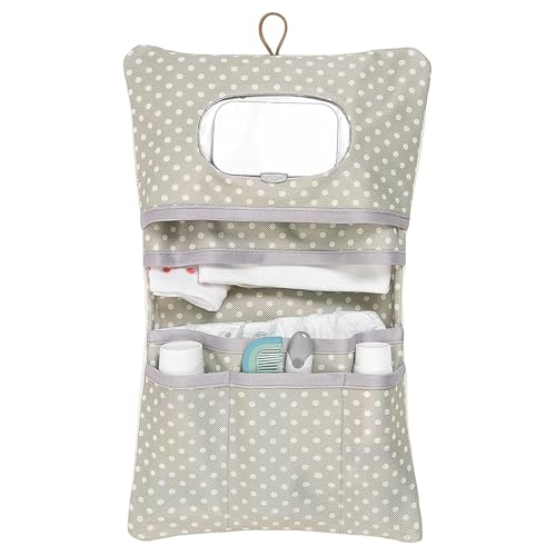 lomdung Sac de Rangement pour Sac à Langer, Organisateur de Pochette de Couches, Trousse de Toilette Bebe, Espace de Rangement Multifonctionnel, pour Achats en Plein air, Voyages, Maternelle