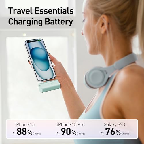 Image of iWALK Portable Charger for iPhone 17 /16 /15 USB-C Small Power Bank 20W 4,500mAh Fast Charging Battery Pack Compatible with iPhone 15 /16 /17 Plus /17 Pro /17 Pro Max, Samsung Galaxy S25 /S24 /S23 Android
