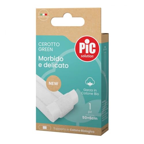 Pic Solution Cerotto Green Cotone Bio, Confezione da 1 Pezzo, Dimensioni 50x6cm
