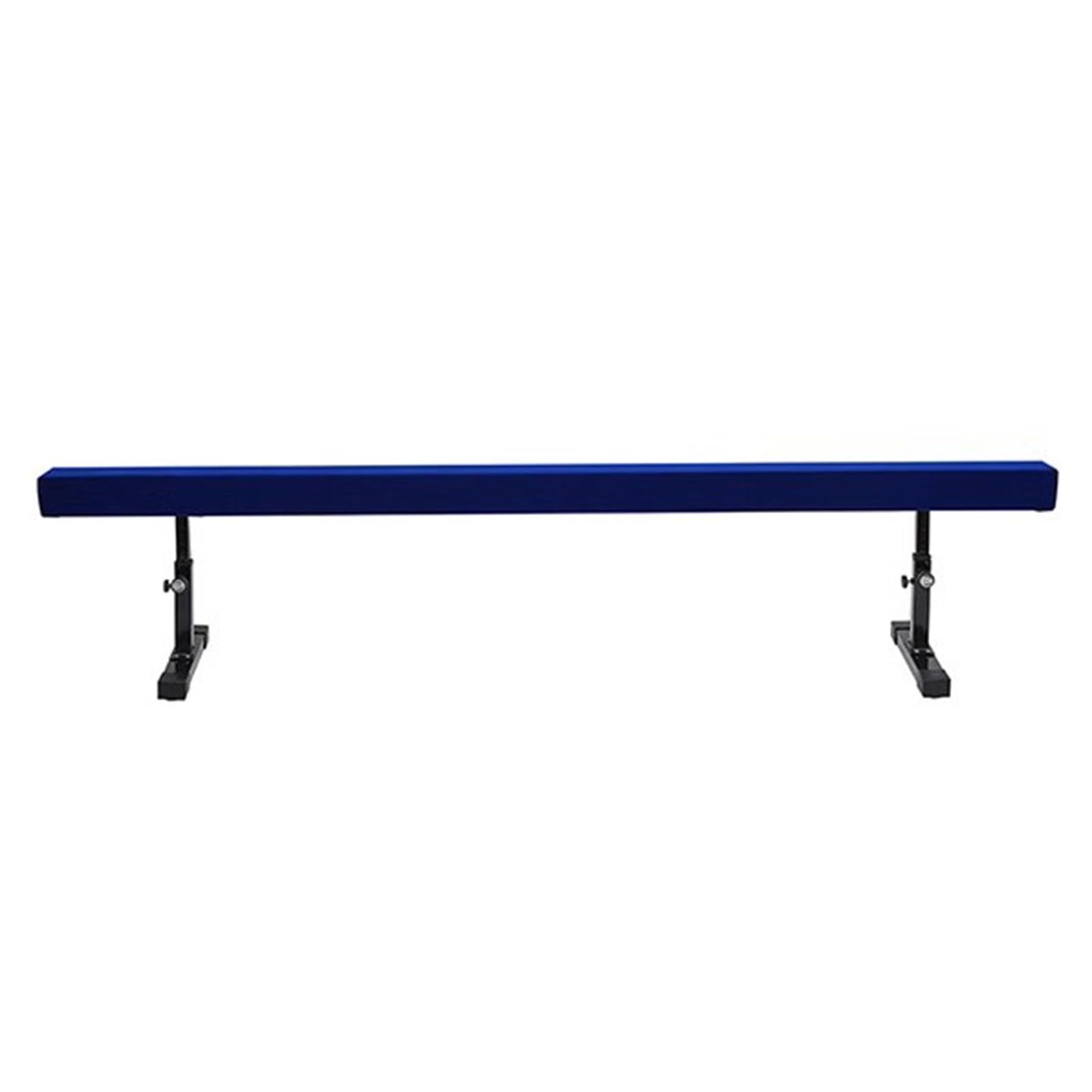 YXXSDP Adjustable Balance Beam for Kids, High and Low Floor Beam Competition Training Gymnastics Beam, Home & Gym Skills Training Beam Bar/Walking Beams(Blue,2.1m/6.9ft Long)
