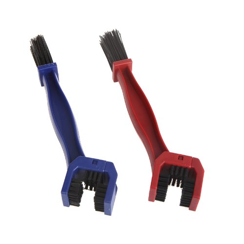 RuleaxAsi Ciclismo motocicleta bicicleta cadeia manivela escova limpador ferramenta de limpeza verme