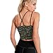 Casual Support Yoga Bra Army Military Camouflage Vietnam Tiger Stripe Camo, Padded Gym Running Workout Tank, Wirefree Sports Top for Women & Girls