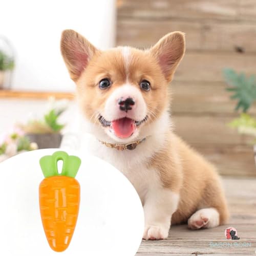 Brinquedo Pet Mordedor para cães cachorros Porta Petisco com Apito - Milho Berinjela Cenoura (Cenour