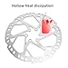 Alomejor Cycle Disc Brake Rotor Hollow Design Stainless Steel 6 Hole Disc Brake Rotor for Electric Cycles