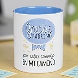tazas para padrinos de bautizo ☕ {El gran acabado te encantará} La técnica de sublimación garantiza que el dibujo de esta taza de porcelana no se perciba al tacto, garantizando así, la durabilidad del diseño tras los lavados.