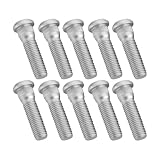 FALVFUN 10PCS Car Wheel Studs, OEM# 90942-02049 Steel 49mm Long & M12x1.5 Vehicle Wheel Lug Bolts, Automotive...