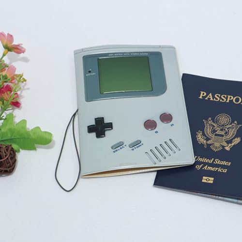 Passport and Card Holder Combo, Cute Style Game Retro Compact, Lightweight, Waterproof, Aesthetic design4