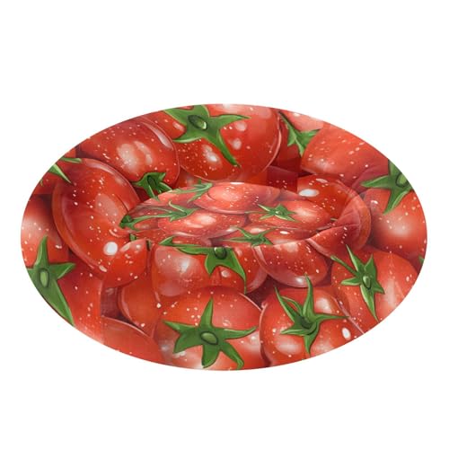Lit apaisant pour chien Fresh Tomatoes rouge S moelleux rond