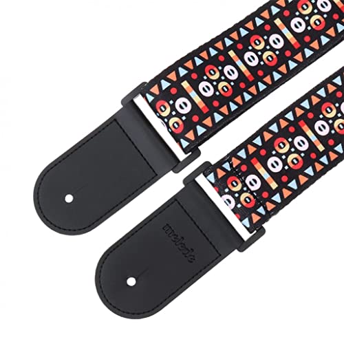 Sangles de guitare réglables de 110 à 134 cm de longueur – Légères avec motifs géométriques pour guitare basse… - Les Beatles, Paul McCartney, John Lennon, RIngo Starr, George Harrison Sangles de guitare réglables de 110 à 134 cm de longueur - Légères avec motifs géométriques pour guitare basse… – Image 6