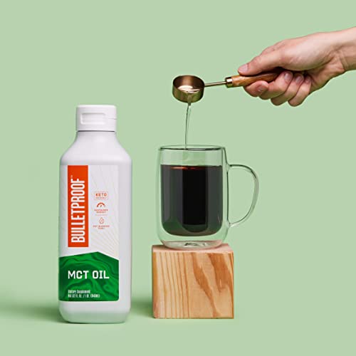 Bulletproof Xct Mct Oil Made With C10 And C8 Mct Oil, 32 Oz, Amplifies Energy, Keto Friendly #TOP2