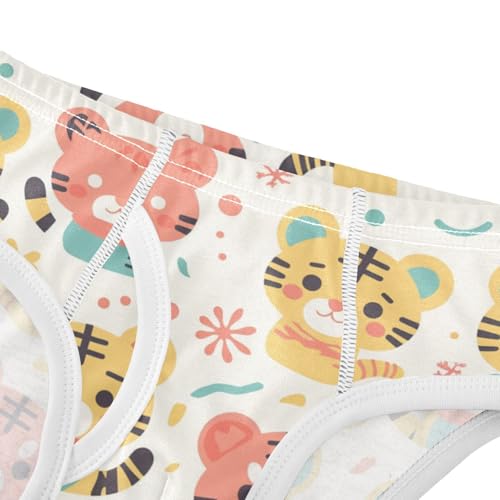 KLL Jumping Tigers and Snowflakes Toddler Boys Comfort Underwear Cute Undies4