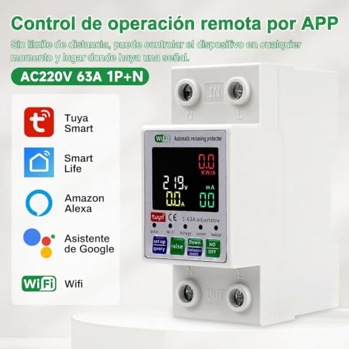 Diferencial WiFi 63A para controlar el consumo y programar tus electrodomésticos 3