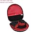 Hermitshell Hard Travel Case for Silensys E7 / PurelySound/MOVSSOU/COWIN/Tapela/Audonia Active Noise Cancelling Bluetooth Headphones (Black+Red)