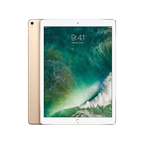 Apple iPad Pro 12.9" (2nd Gen) 64GB Wi-Fi + Cellular - Gold (Renewed)