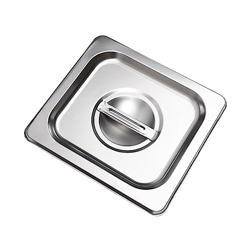 Scatola per ingredienti in acciaio inox, contenitore per condimenti a 6 griglie con coperchio, supporto per ingredienti da bar, conservazione durevole per spezie ed erbe, organizer da cucina