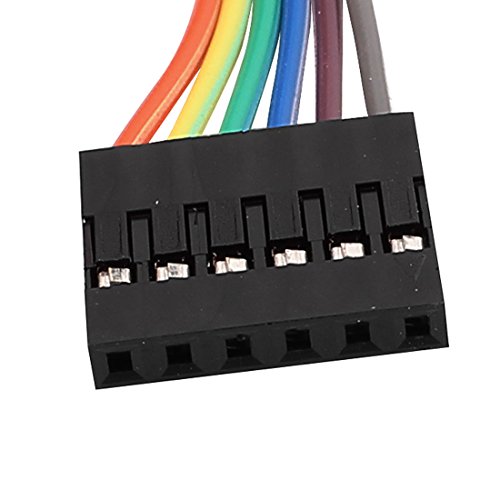 Aexit 10 piezas cables jumper hembra 20 cm miniatura 3
