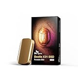 SK hynix Beetle X31 1TB Portable SSD with DRAM, up to 1050MB/s, USB 3.2 Gen2, External Hard Drive Compatible with PC, Mac, Laptop, PS5 (Champagne Gold)