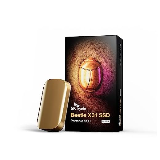 SK hynix Beetle X31 1TB Portable SSD with DRAM, up to 1050MB/s, USB 3.2 Gen2, External Hard Drive Compatible with PC, Mac, Laptop, Xbox, PS5