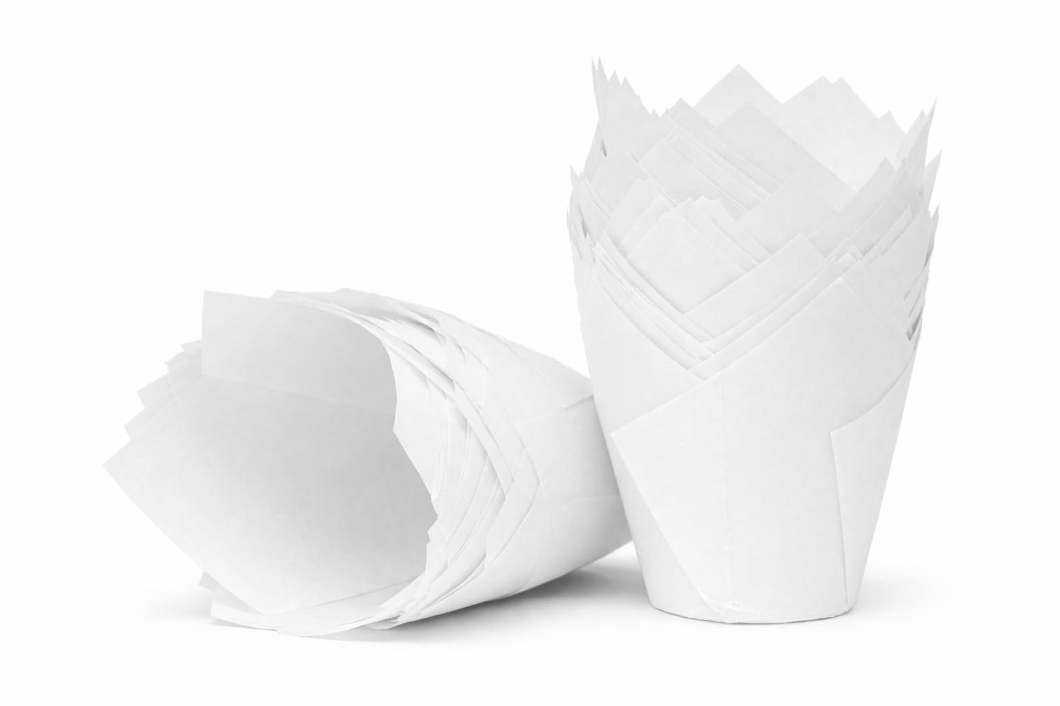 Bakery Direct 200 White Tulip Muffin Wraps