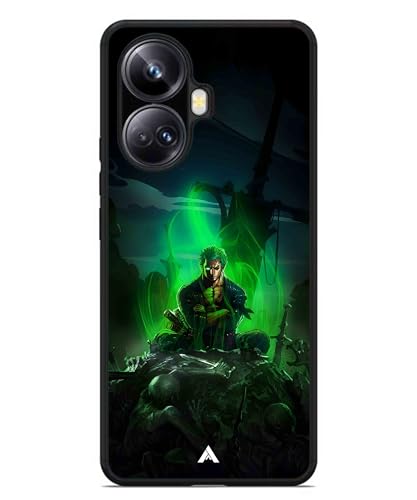 Image of Premium Anime 1 Case for Realme 10 Pro Plus (Glossy Finish) Soft-Touch Metal TPU Back Cover, Shockproof, Designer, Aesthetic Mobile Phone Case