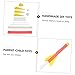 Vaguelly Rockets Toys for Boys and Girls Foam Finger Rockets Toy Flying Boys and Girls DIY Launcher Random Color