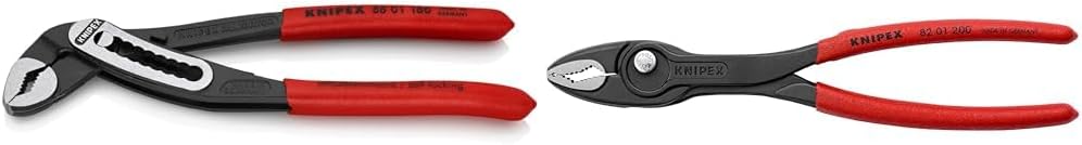 Knipex 8801180 7-Inch Alligator Pliers and TwinGrip Pliers Bundle