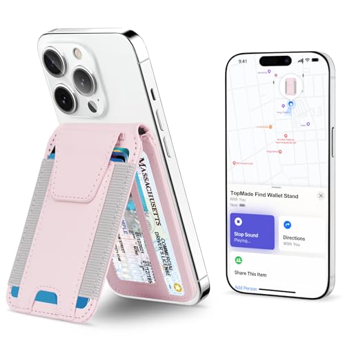 for MagSafe Wallet Works with Apple Find My, Strongest Magnetic Wallet