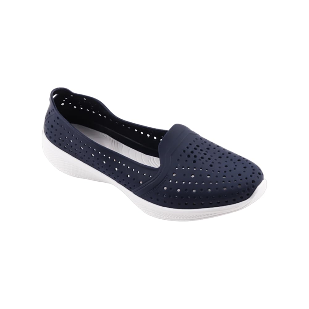 Indifeet - Bellies for Women Stylish, Womens Latest Rainy Ballerina, Ladies Cut Belly Monsoon Shoes, Woman Office Half Ballerinas, Girls rain Season Rubber Waterproof Footwear with Heels, Blue (B0CHMXGFQP) Amazon Price History, Amazon Price Tracker