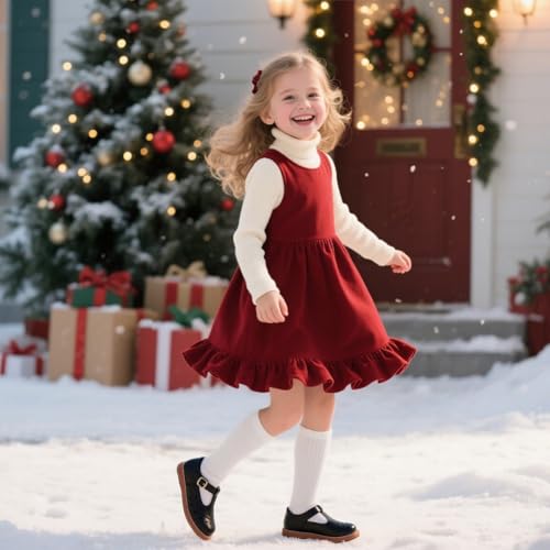 Image of Otter MOMO Toddler /Little Girls Mary Jane Slip-on School Uniform Party Dress Shoes