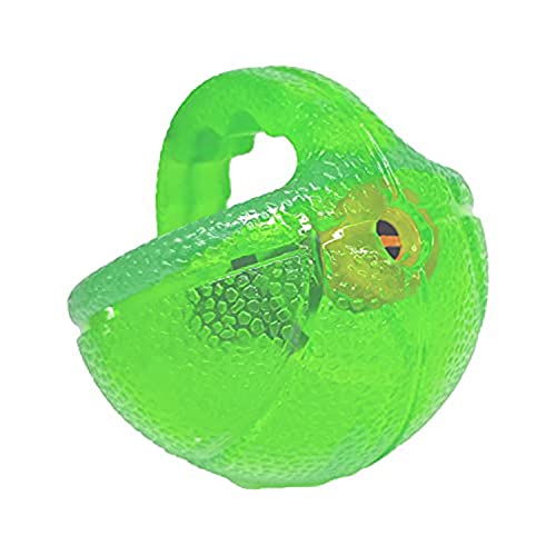 emily pets Dog Toys IQ Treat Ball Dog Food Dispenser Teeth Cleaning Chewing Non-Toxic Durable Rubber, Playing Chew Squeaky Toy Ball for Small Medium Large Dog (Green) (B0B51MHGSC) Amazon Price History, Amazon Price Tracker