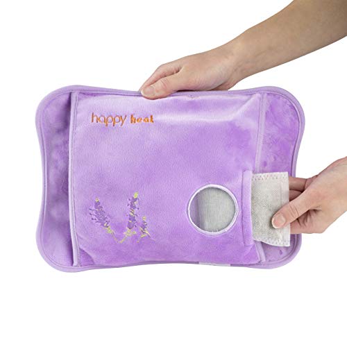 Happy Heat Heating Pad Hands, Electric Water Bag, Arthritis Hand Warmer, Auto-Shut Off- Lavenderâ€¦
