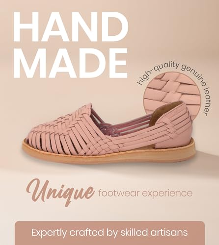 Image of Macarena Collection Womens Shoes Leather Sandals for Women | Huarache Handmade Mexican Sandals | Comfortable & Stylish Womens Sandals 4150
