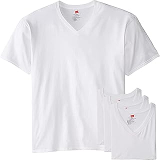Hanes Men's Tagless FreshIQ 3-Pack Stretch V-Neck, Big and Tall
