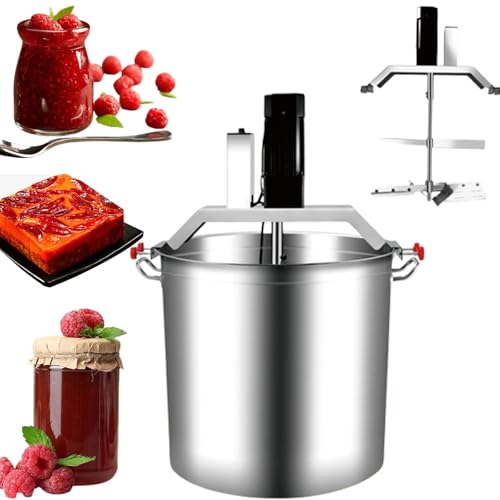 Mezclador de alimentos comercial, agitador automático de olla caliente con control inteligente, ideal para hacer mermelada, salsa y condimentos, varios