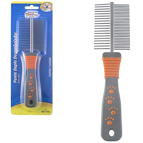 Pente Duplo Desembolador Para Western Pet para Cães