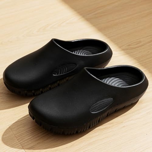 Image of Garden Clogs for Women and Men, Arch Support Work Shoes Comfort Non-Slip Waterproof Mules Nurse Sandals, Slip-on Outdoor Beach Slippers Unisex Adult Classic Closed Toe Slides