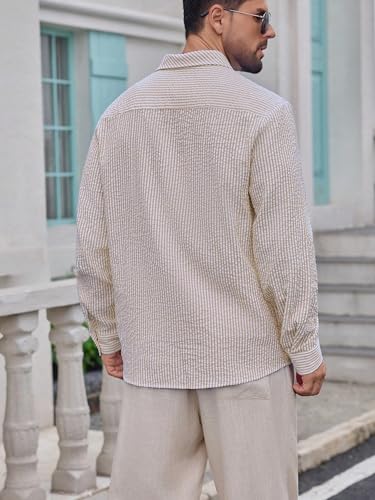 Image of Lymio Men Shirt || Striped Shirt for Man || Full Sleeve || Casual Style (Packs Also Available) (Crush-Lining-New)
