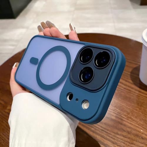 Étui magnétique iPhone 16E antichoc avec coque mate translucide anti-traces