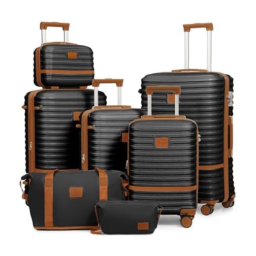 Joyway 7 Piece Luggage Set with TSA Lock