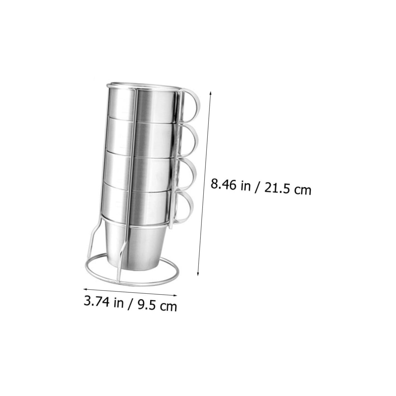 Gatuida Doppelter Edelstahlbecher Mit Isolierbecher Outdoor-becher Edelstahlbecher Und Bierbecher-netzbeutel Mit Ständer Kühlung Und Hitzebeständigkeit