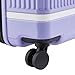 florence by mills Spin Me Away Hardside Expandable Luggage with Spinner Wheels, Lavender, Checked-Large 29 Inch