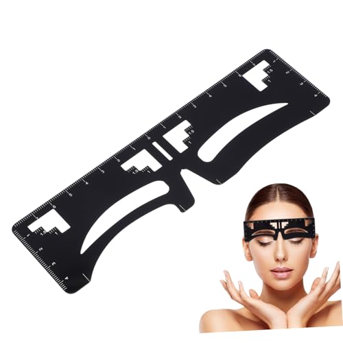 Didiseaon Plantilla De Maquillaje De Cejas Para Mujer 1 Unidad Tamaño Estándar Regla Para Dibujar Cejas Precisión 3 Puntos Equilibrada Para Principiantes y Artistas Belleza