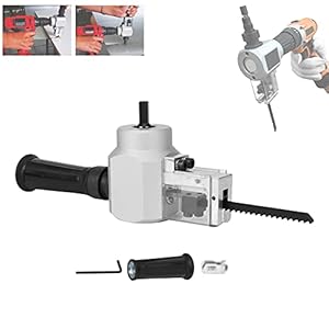 Doppelkopf-Metallschneider-Kit, elektrische Holzsäge mit Schraubenschlüssel, hochpräzises Schneiden, perfekt für Heimwerker- und Autoreparaturen.