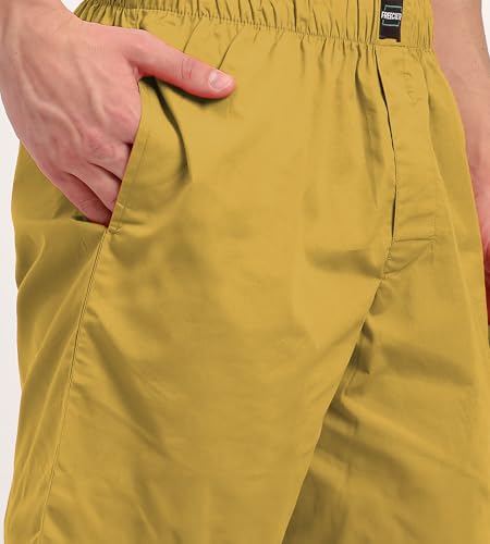 Image of Freecultr Cotton Boxer Shorts for Men Dual Pockets Moisture Wicking Microfibre | Pack of 1 | Regular Fit | Breathable & Comfortable Half Short Pants Ultrasoft Waistband