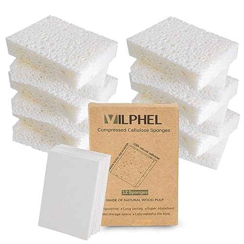 Vilphel Natural Cellulose Sponges