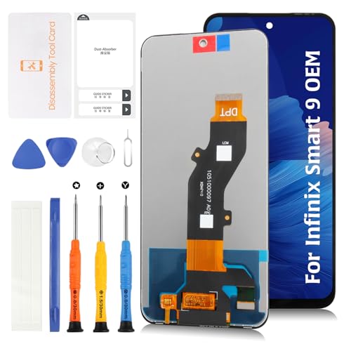 Olivechard Original for Infinix Smart 9 / Hot 50i / Hot 50 5G Screen Replacement Display Assembly Touch Digitizer X6532 X6531 X6531B X6720 X6720B