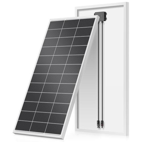 Rvpozwer Módulo solar de 12 V, módulo PV, panel solar de 18 BB, paneles solares monocristalinos para caravana, balcón, cobertizo de jardín, barco (200w white)