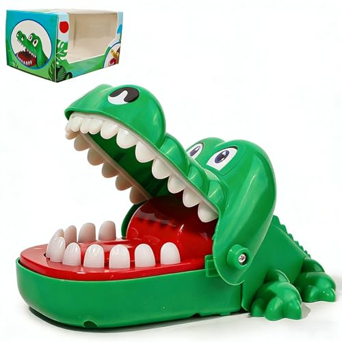YouthLoxus Classic Crocodile Toy Teeth Game for Crocodile Dentist Game for Crocodile Dentist Biting Finger Dentist Toys Funny Interactive Toy Suitable for Party Play