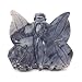 Nelson Creations, LLC 1.5 Inch Butterfly Natural Soapstone Hand-Carved Animal Charm Totem Stone Carving Figurine