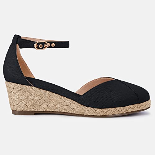 Juliet Holy Womens Espadrilles Sandals Closed Toe Platform Ankle Strap Casual Summer Wedges2